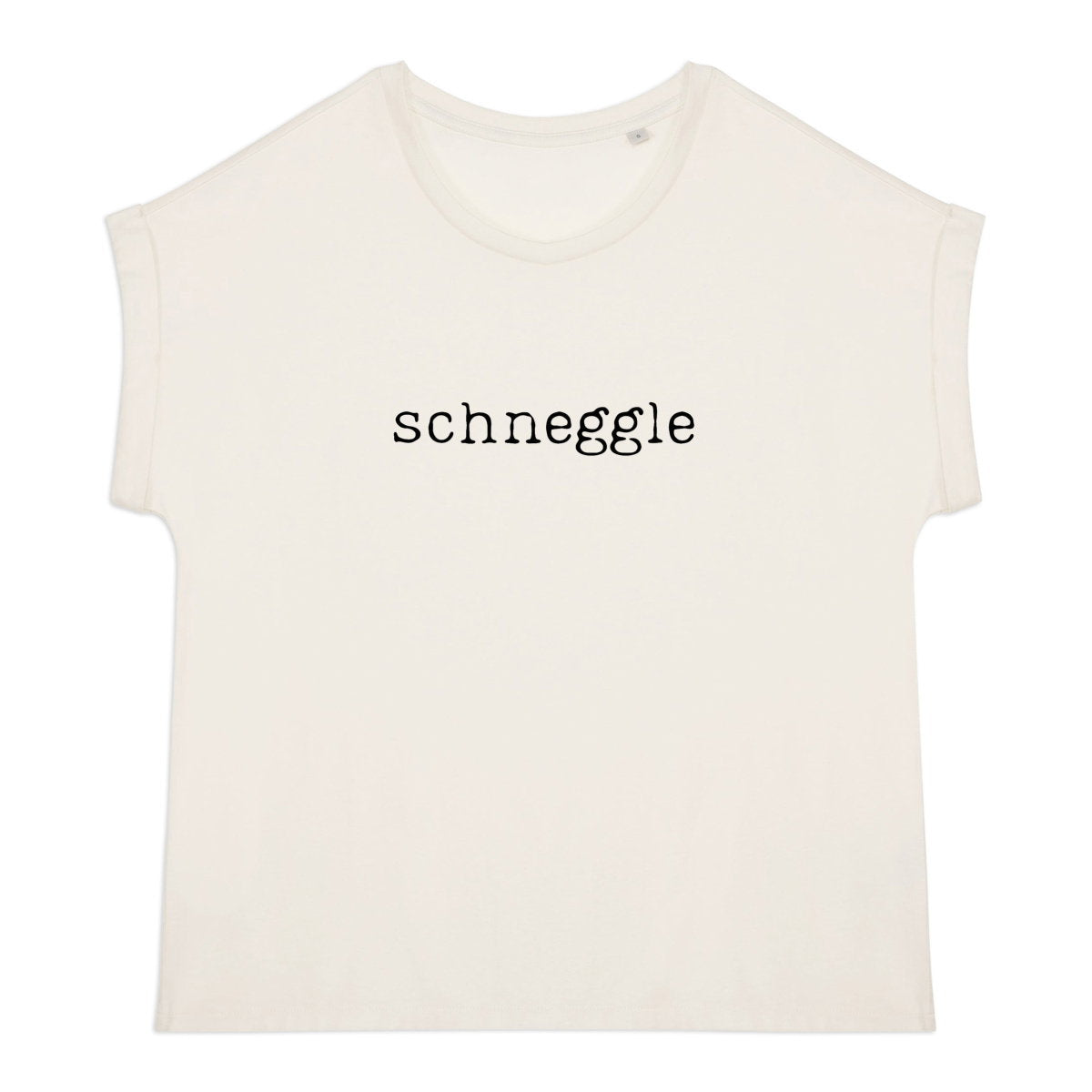 Lockeres Sommer-Shirt mit schwäbischem schneggle Aufdruck – ein originelles Geschenk für - vorderseite_0