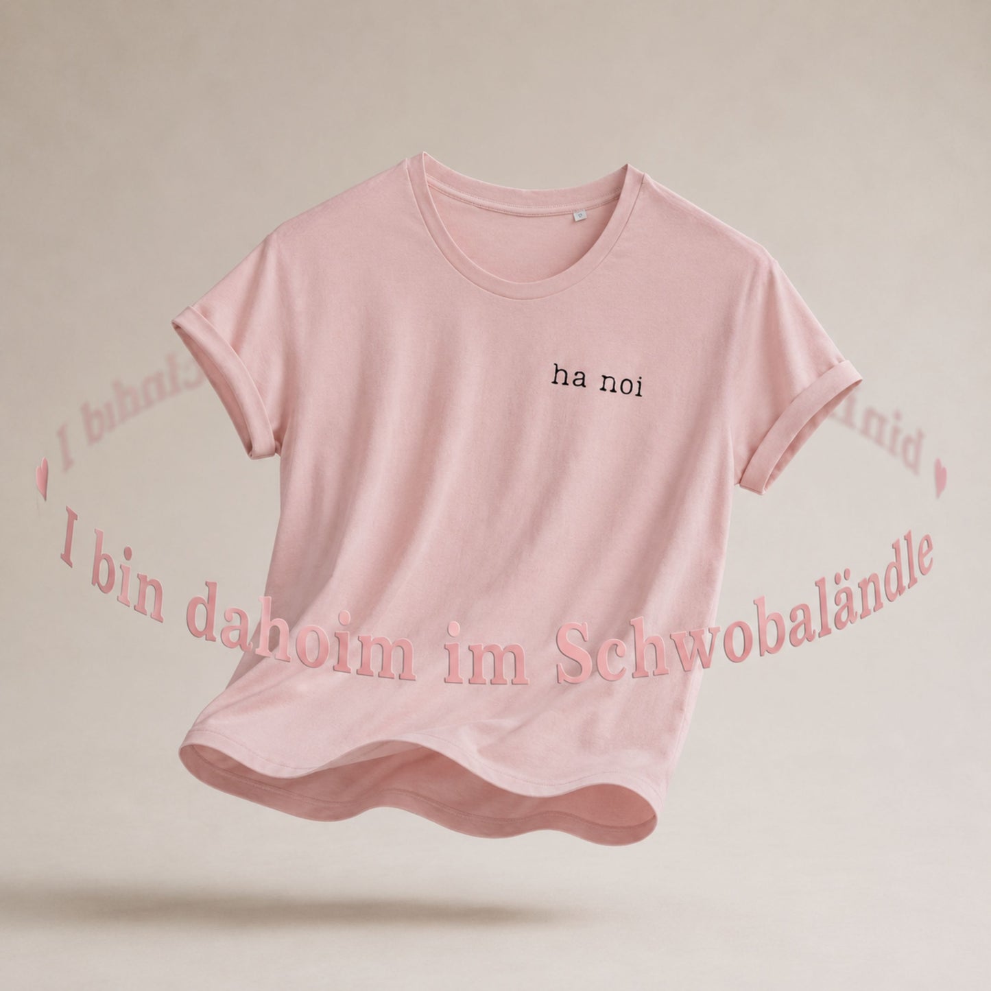 Sommerliches Statement Damen Shirt "ha noi"