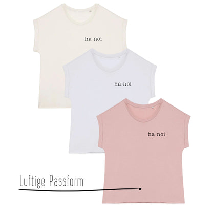 Sommerliches Statement Damen Shirt "ha noi"