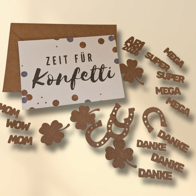Konfettikarte