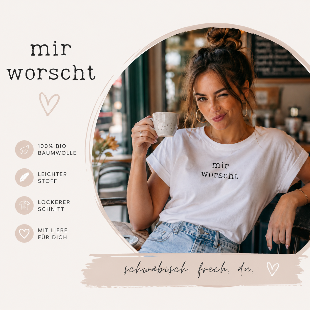 T-Shirt mir worscht