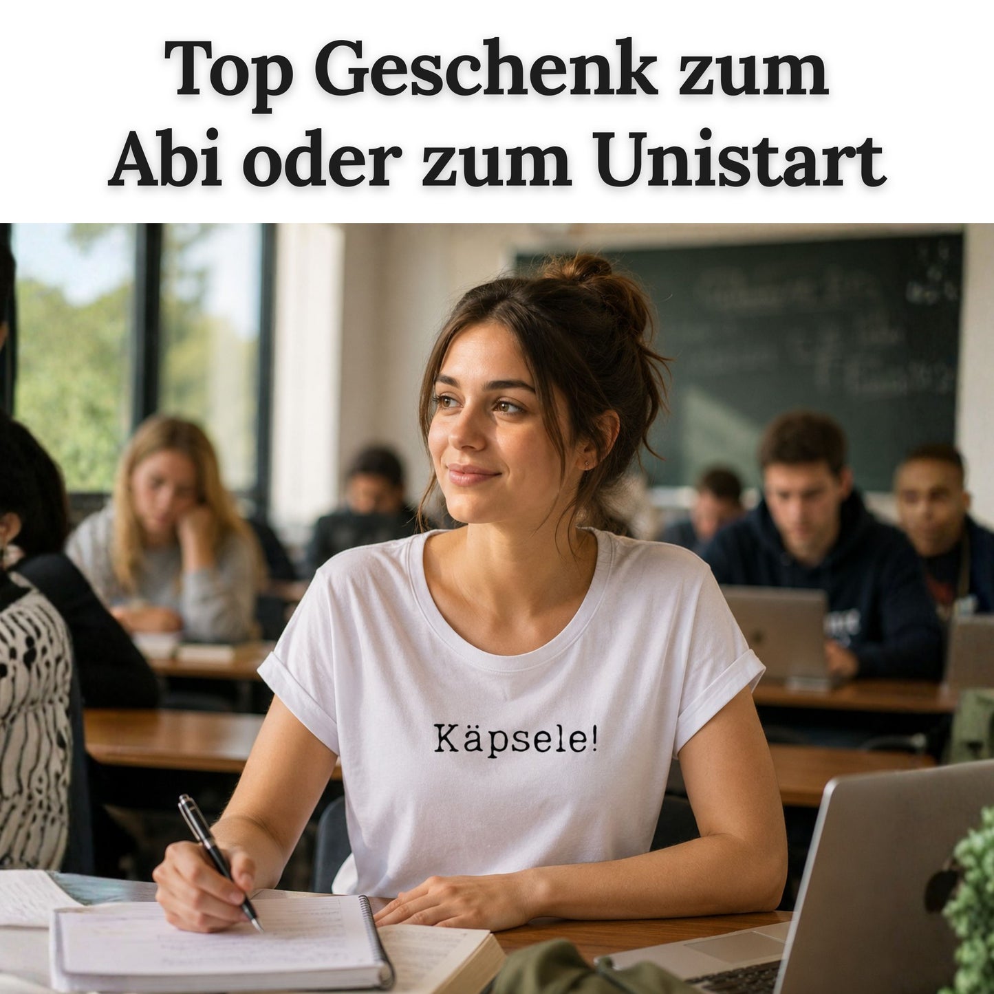 Luftiges Shirt für schlaue Schwäbinnen: "Käpsele"