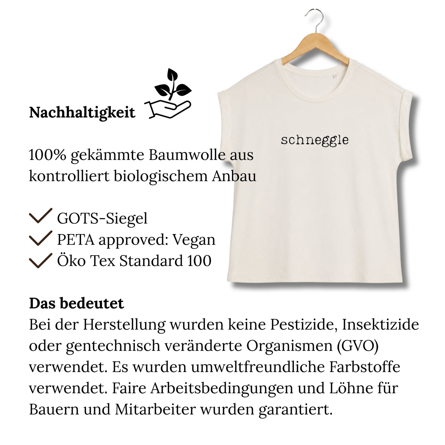 Lockeres Sommer-Shirt "schneggle"