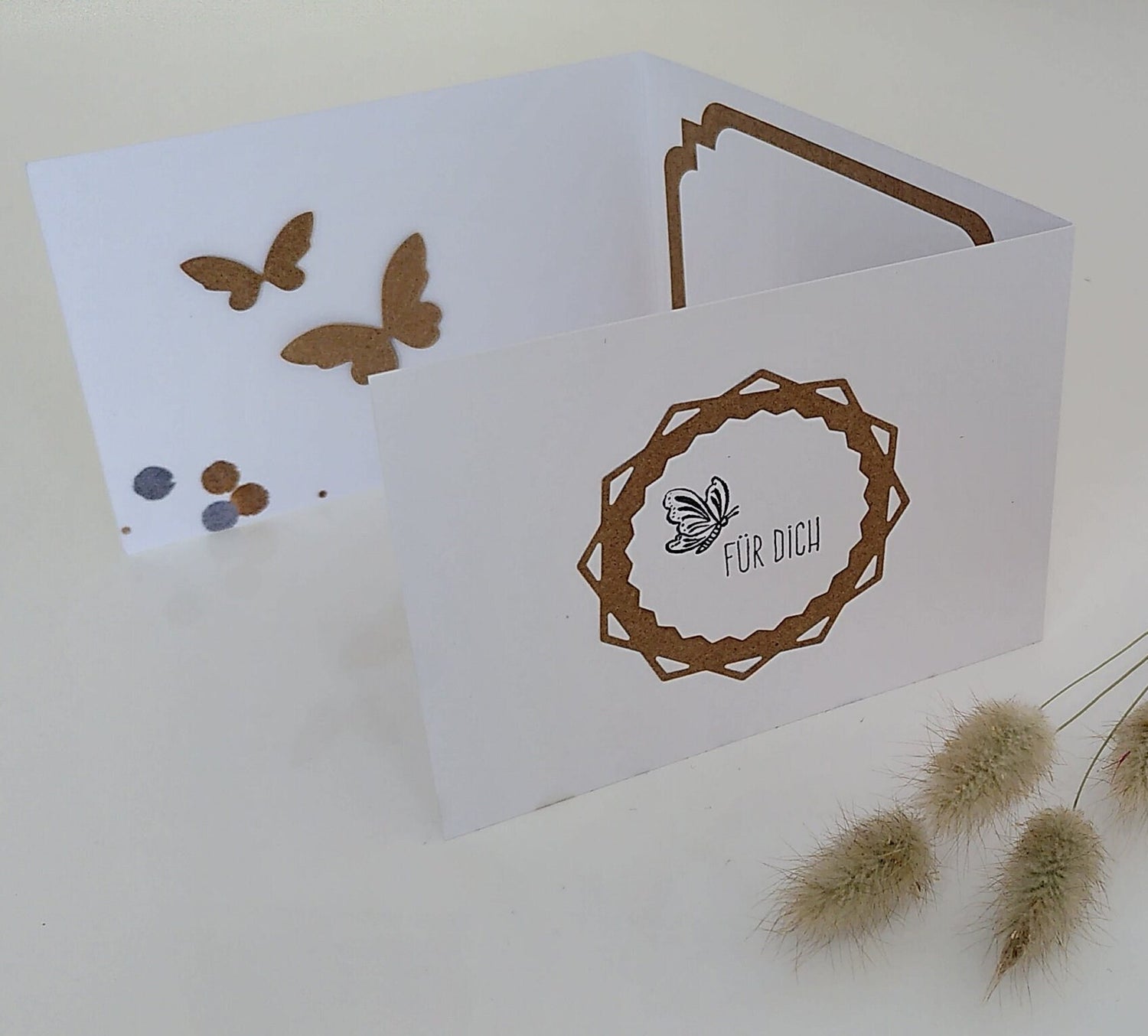 3-fach Karte zum 10. Hochzeitstag mit Umschlag | Karte Rosenhochzeit | Alles Liebe zum 10. Hochzeitstag |… – Ansicht 7