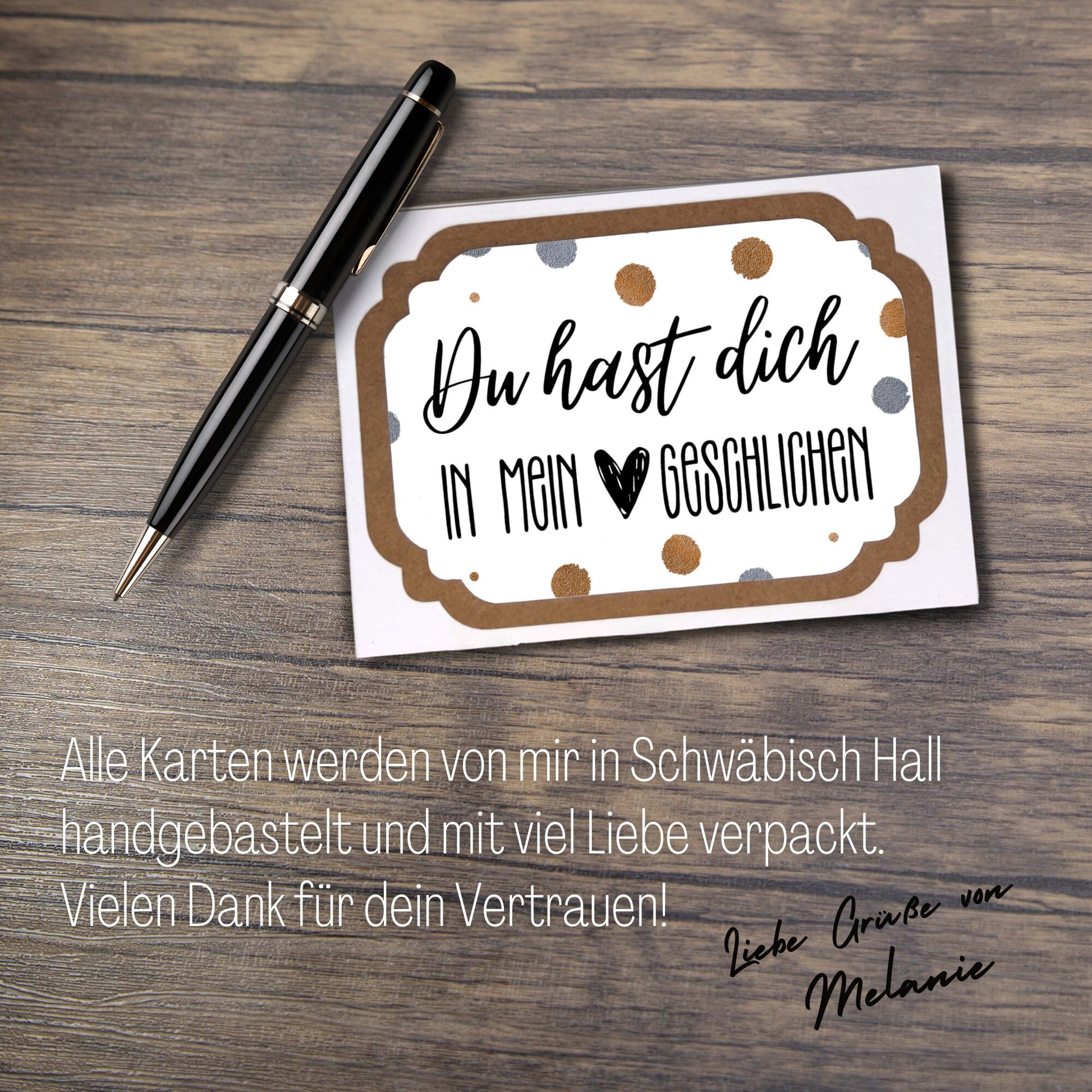 3-fach-Karte für die beste Mama der Welt zum Geburtstag, Muttertag oder einfach so. Wahlweise mit… – Ansicht 10