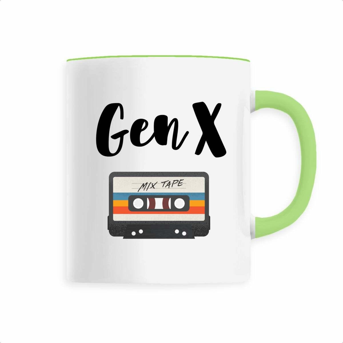 Lustige Tasse für die Generation X | Gen X Tasse mit nostalgischem Mix Tape Aufdruck | Nostalgische Tasse… – Ansicht 3