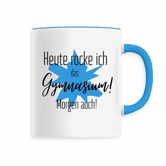 Lustige Motivations-Tasse fürs Gymnasium | Für 5. Klässler, Lehrerinnen und Lehrer oder für Schulwechsler - sie alle rocken…