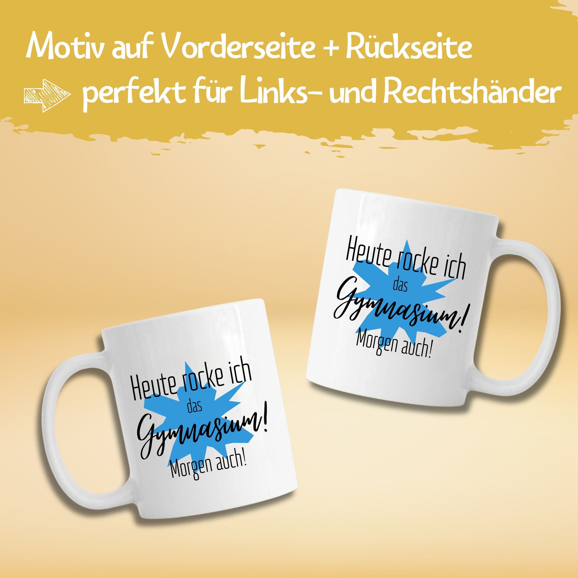 Lustige Motivations-Tasse fürs Gymnasium | Für 5. Klässler, Lehrerinnen und Lehrer oder für Schulwechsler… – Ansicht 9