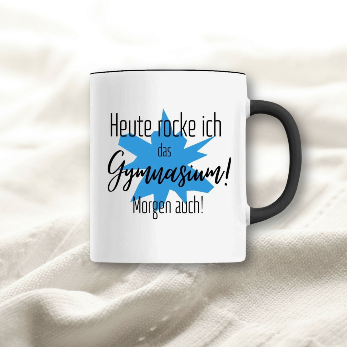 Lustige Motivations-Tasse fürs Gymnasium | Für 5. Klässler, Lehrerinnen und Lehrer oder für Schulwechsler… – Ansicht 4