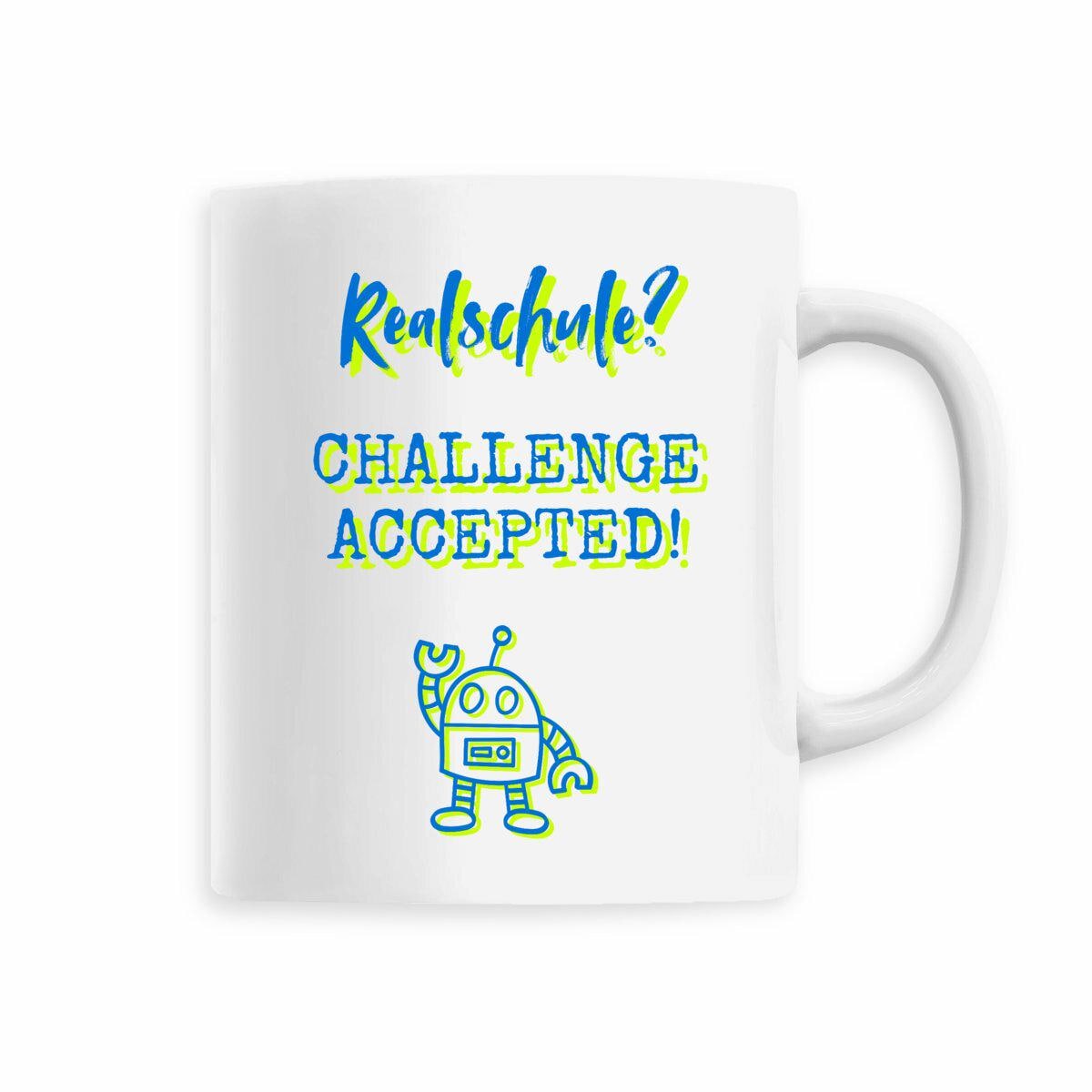 Realschule - challenge accepted! tasse als schulanfangsgeschenk für realschüler*innen – Ansicht 3