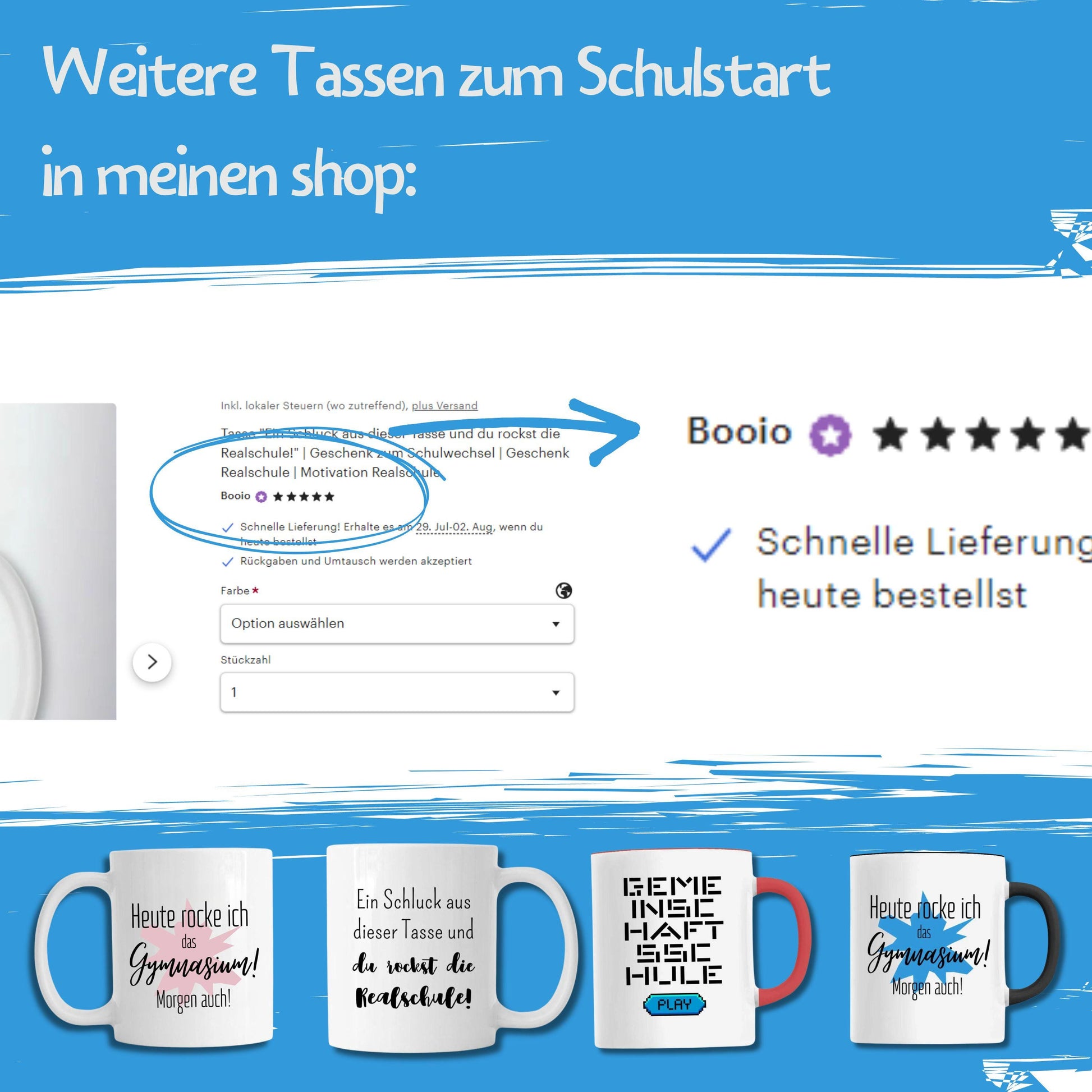 Realschule - challenge accepted! tasse als schulanfangsgeschenk für realschüler*innen – Ansicht 7