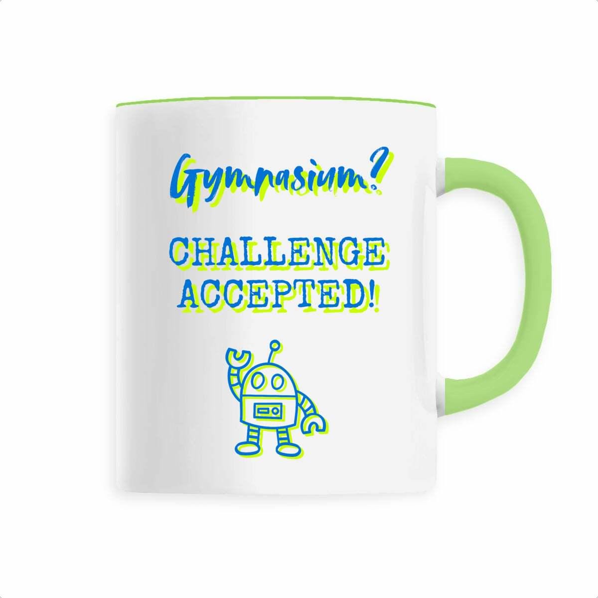 Lustige Tasse zum Start ins Gymnasium als Geschenk zum Schulanfang für Gymnasiasten oder als Geschenk für LehrerInnen