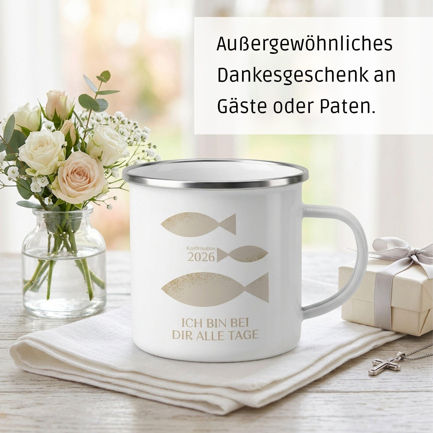 Konfirmationstasse als Geschenk zur Konfirmation, Tasse als Gastgeschenk Konfirmation Mitgebsel – Ansicht 4