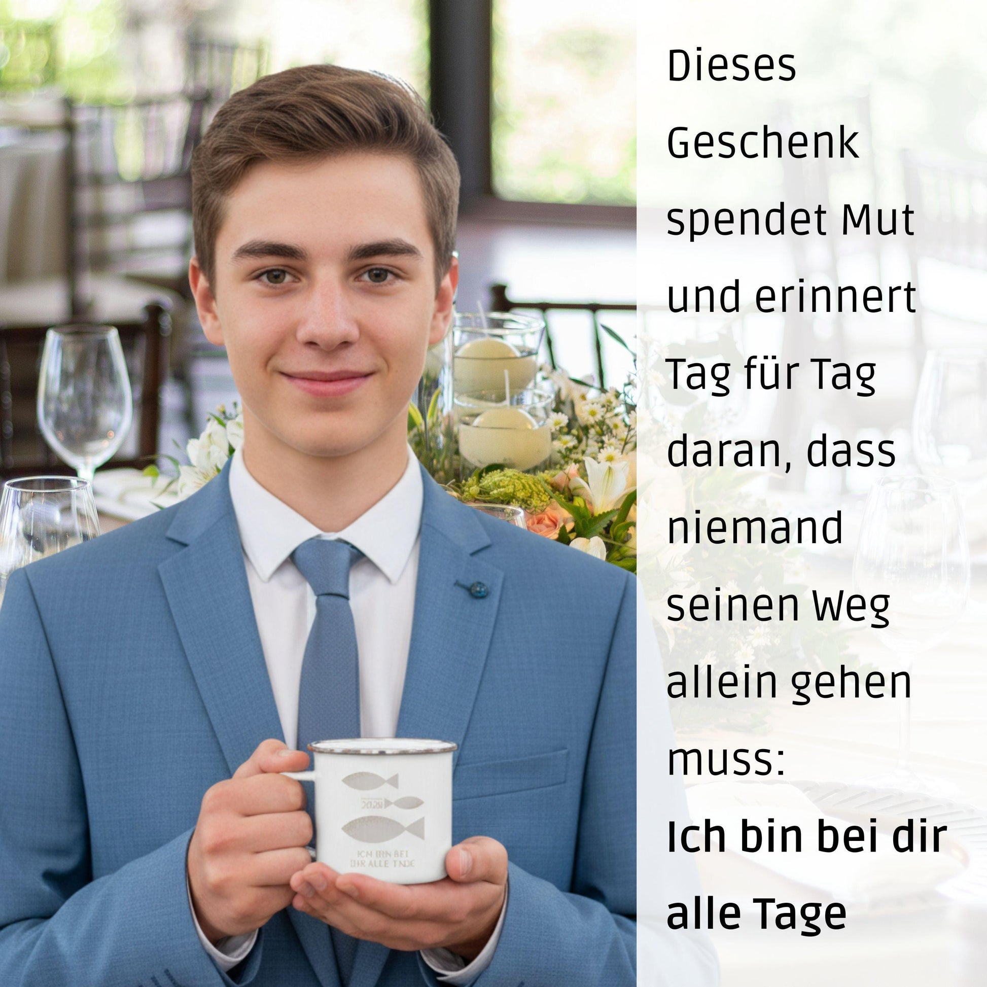 Konfirmationstasse als Geschenk zur Konfirmation, Tasse als Gastgeschenk Konfirmation Mitgebsel – Ansicht 5