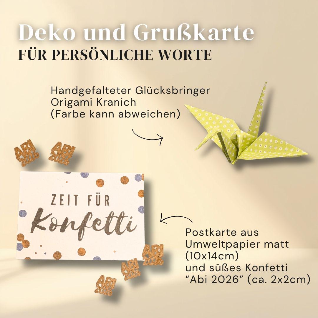 Personalisiertes Geschenk zum Abitur | Geschenkbox mit Geldgeschenk zum Abitur | Abi 2026… – Ansicht 7