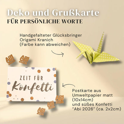 Personalisiertes Geschenk zum Abitur | Geschenkbox mit Geldgeschenk zum Abitur | Abi 2026… – Ansicht 7
