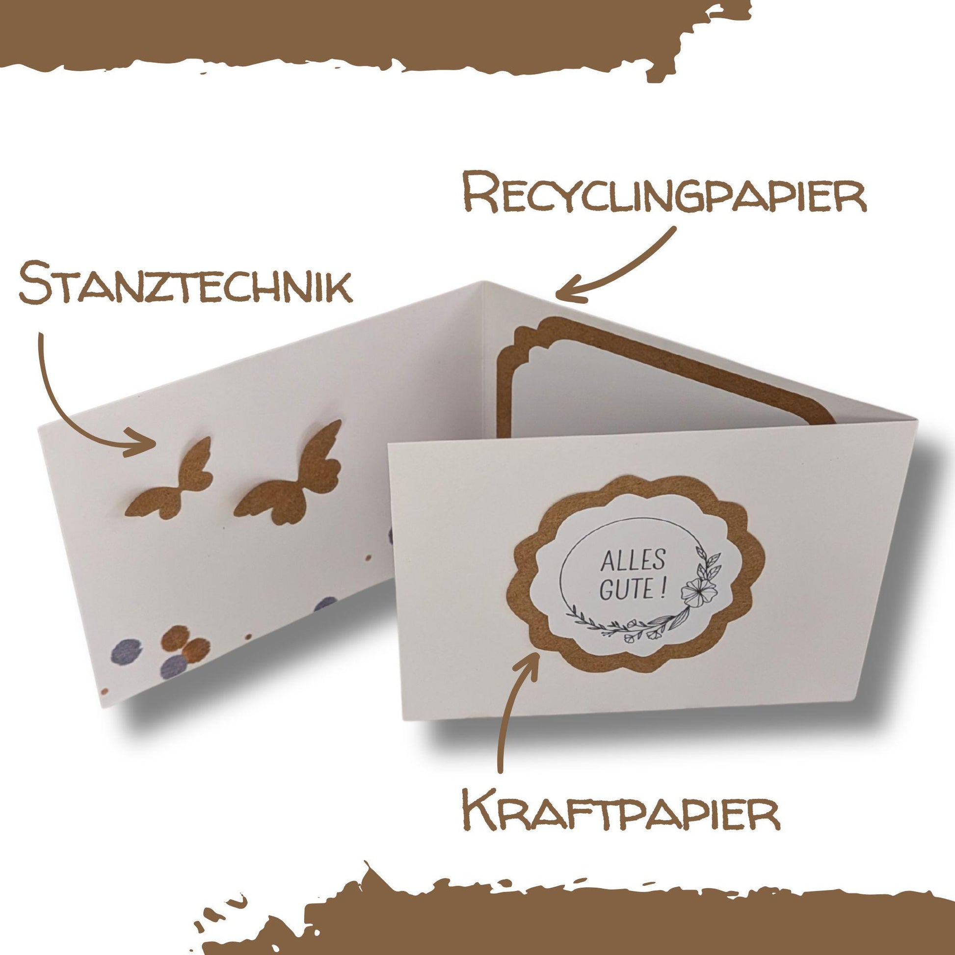 3-fach-Karte "Abi 2026" mit Umschlag | Glückwunschkarte zum bestandenen Abitur – Ansicht 4