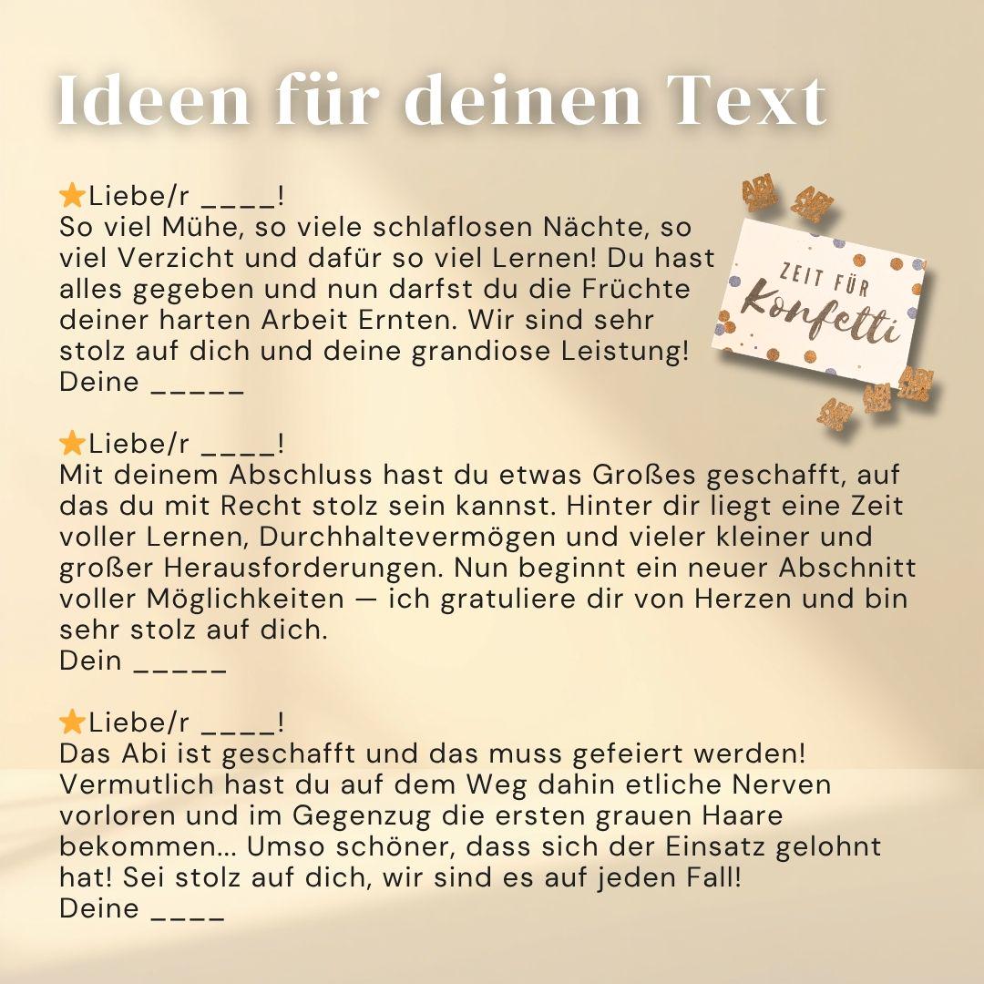 3-fach-Karte "Abi 2026" mit Umschlag | Glückwunschkarte zum bestandenen Abitur – Ansicht 9