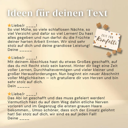 3-fach-Karte "Abi 2026" mit Umschlag | Glückwunschkarte zum bestandenen Abitur – Ansicht 9