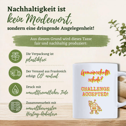 Cooles Geschenk zum Start in die Gemeinschaftsschule | Motivations-Tasse Schulanfangsgeschenk | Geschenk… – Ansicht 3