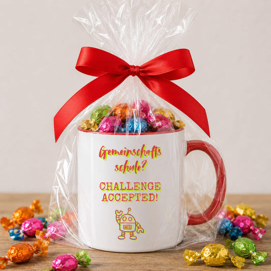 Cooles Geschenk zum Start in die Gemeinschaftsschule | Motivations-Tasse Schulanfangsgeschenk | Geschenk zur 5. Klasse…