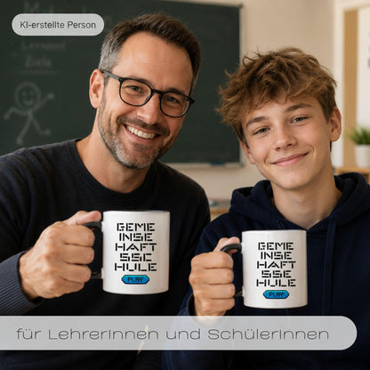 Tasse Gemeinschaftsschule für Gamer | Lustige Tasse zum Schulstart | Geschenk für Gemeinschaftsschüler |… – Ansicht 2