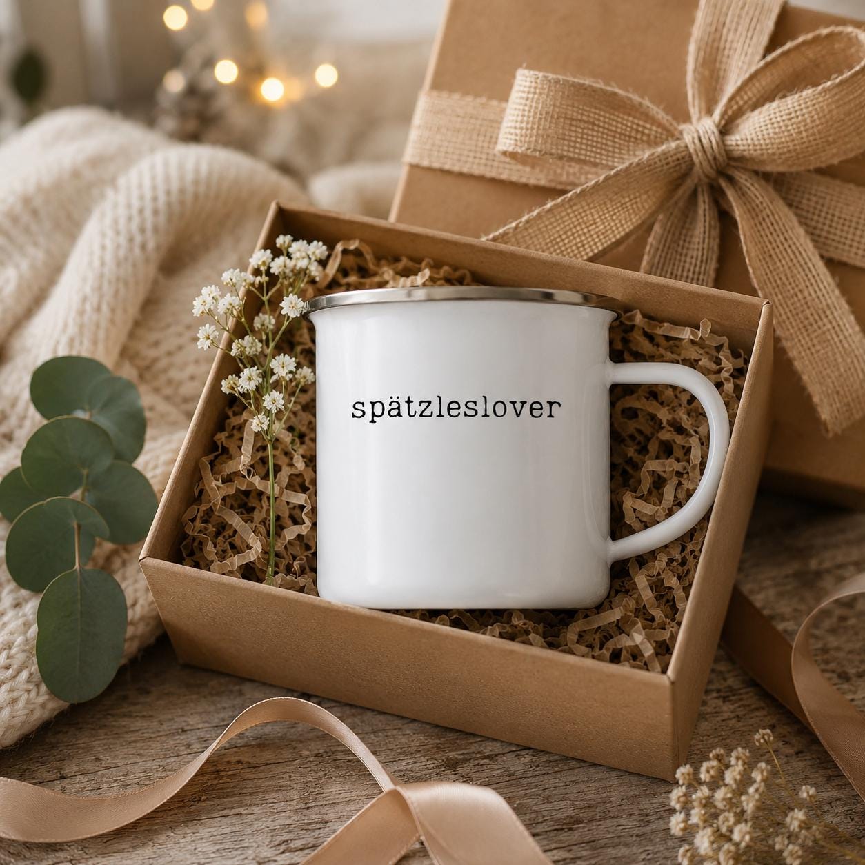 Spätzleslover Emaille Tasse für echte Fans. Eine kompromisslose Ansage für echte Schwaben oder gut… – Ansicht 9