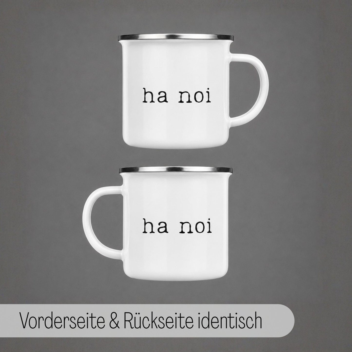 Schwäbische Statement Tasse „Ha noi!“ Minimalistisch und ausdrucksstark. Echt schwäbisch eben! – Ansicht 3