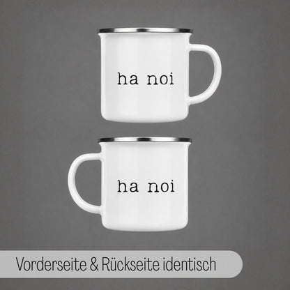 Schwäbische Statement Tasse „Ha noi!“ Minimalistisch und ausdrucksstark. Echt schwäbisch eben! – Ansicht 3