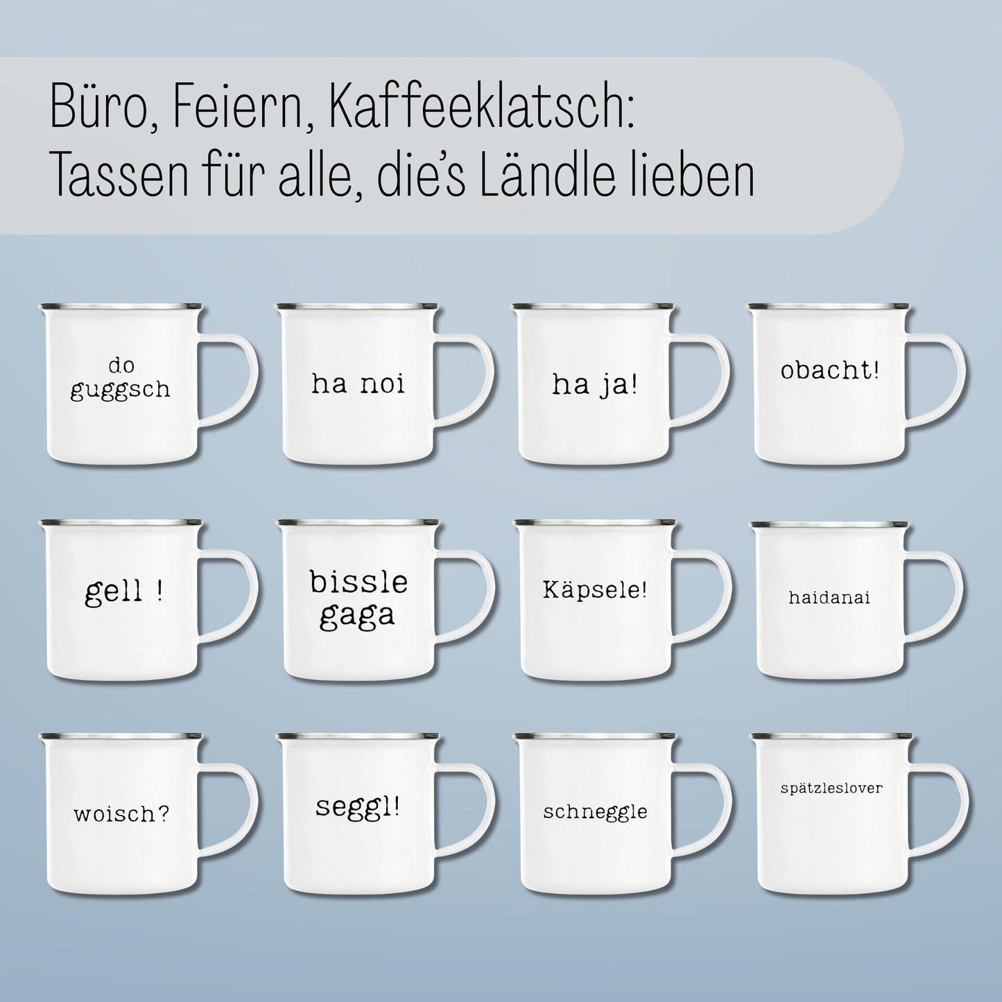Die ultimative Schwabentasse fürs Schlauköpfe: „Käpsele!“, minimalistisch & charmant. Geschenk für… – Ansicht 7