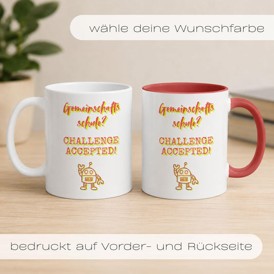 Cooles Geschenk zum Start in die Gemeinschaftsschule | Motivations-Tasse Schulanfangsgeschenk | Geschenk… – Ansicht 2