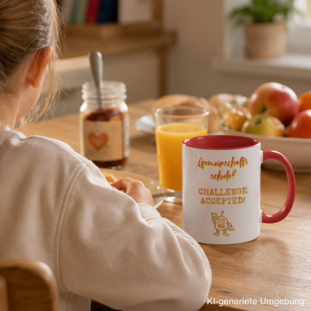 Cooles Geschenk zum Start in die Gemeinschaftsschule | Motivations-Tasse Schulanfangsgeschenk | Geschenk… – Ansicht 4