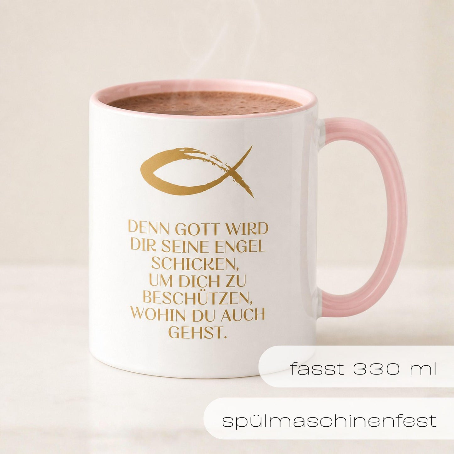 Christliches Geschenk zum Geburtstag, zur Konfirmation | Minimalistisch und schlichtes religiöses… – Ansicht 3