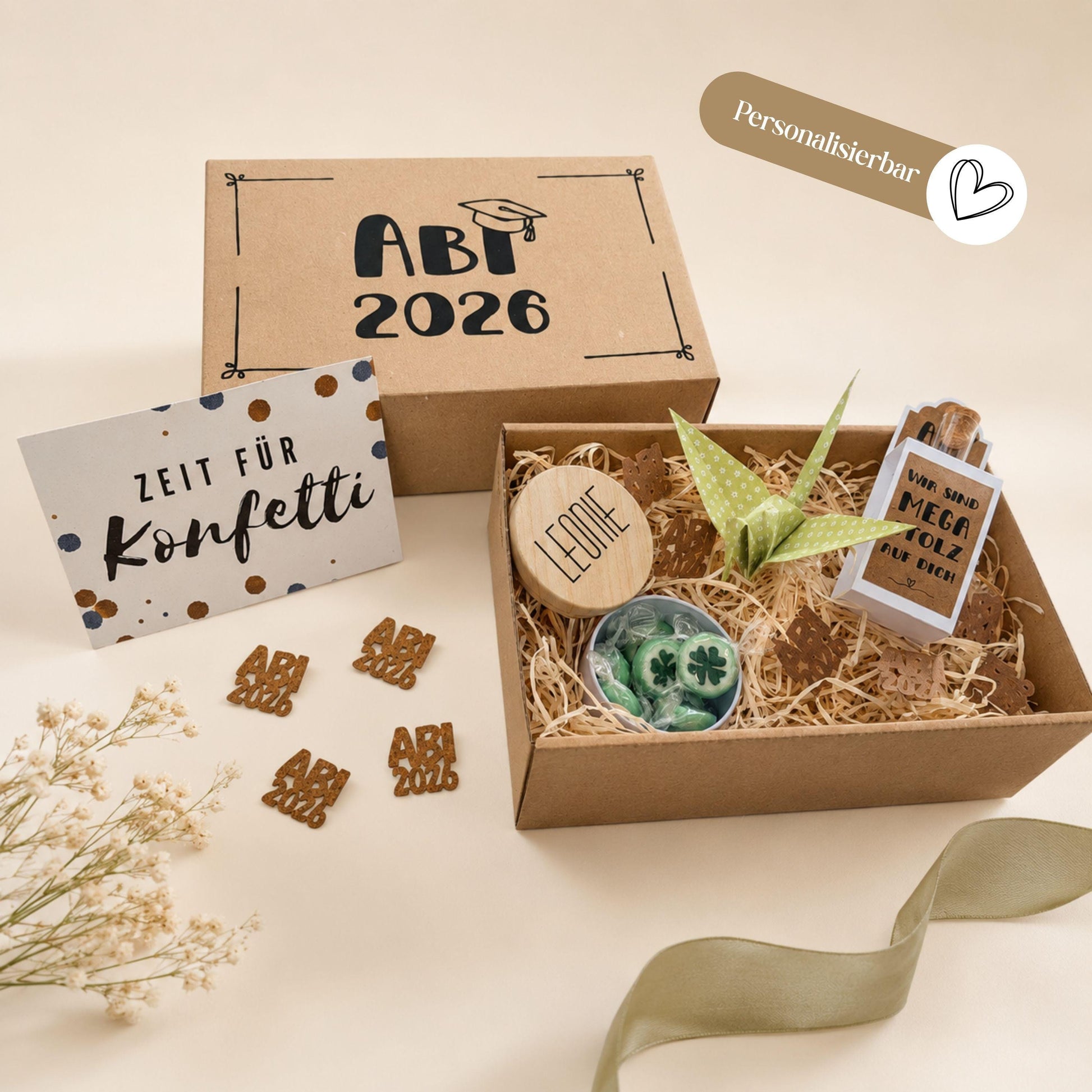 Personalisiertes Geschenk zum Abitur | Geschenkbox mit Geldgeschenk zum Abitur | Abi 2026… – Ansicht 8