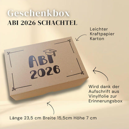 Personalisiertes Geschenk zum Abitur | Geschenkbox mit Geldgeschenk zum Abitur | Abi 2026… – Ansicht 4