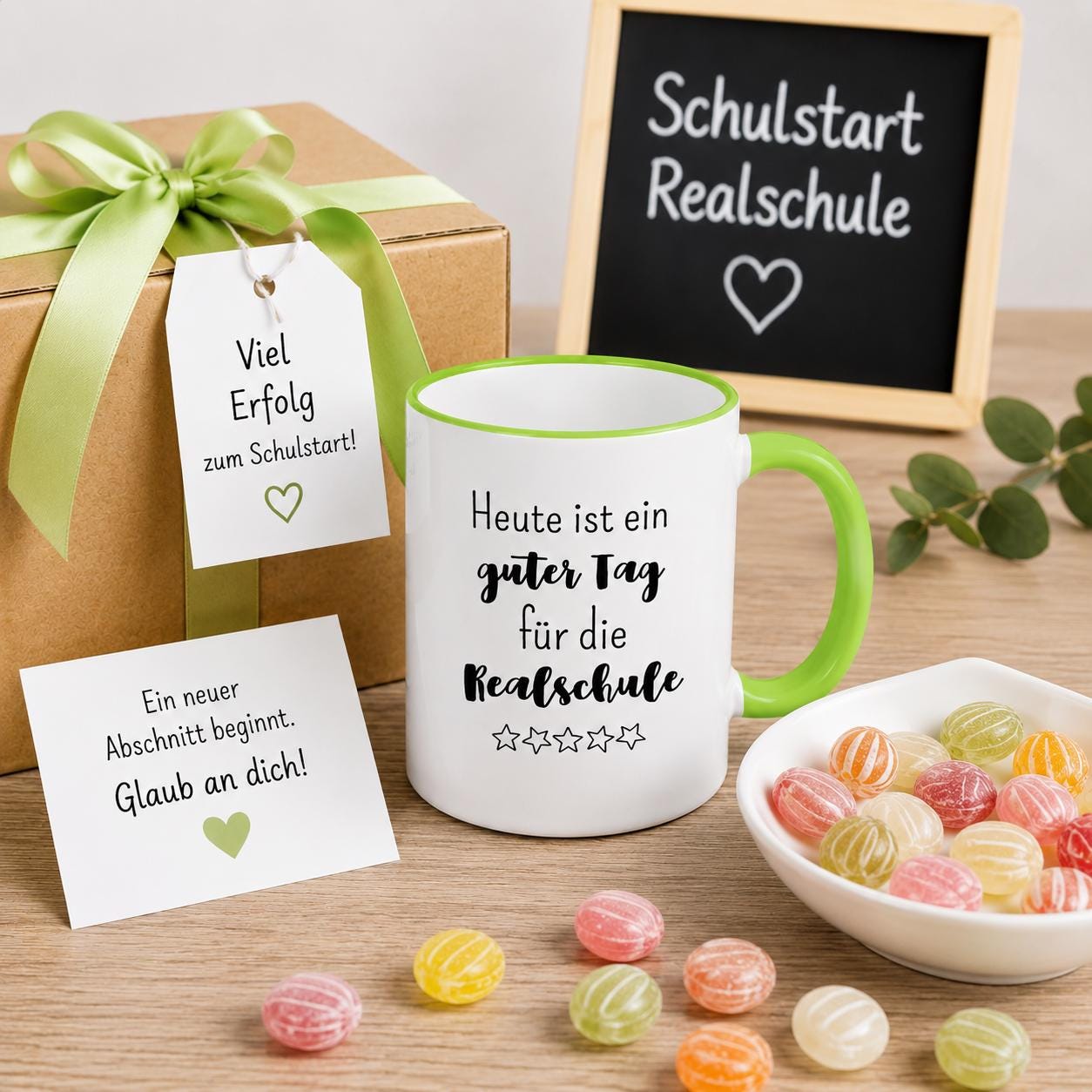Tasse zum Schulstart Realschule | Geschenk für Realschüler | Geschenk zum Schulanfang | Lustige Motivationstasse für Schüler…