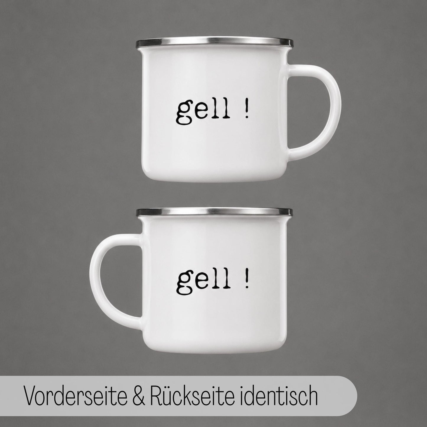 Typisch schwäbische Statement Tasse „gell!“ Das gesamte Schwabentum in ein Wort gefasst - perfektes… – Ansicht 4