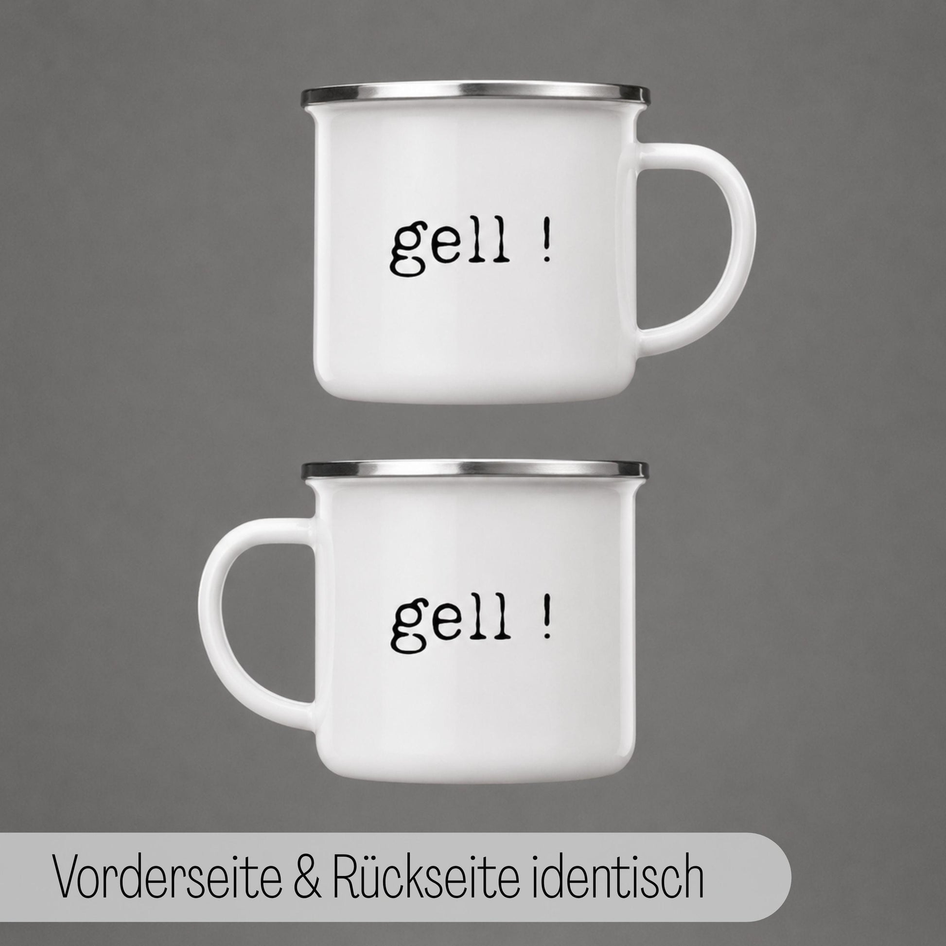 Typisch schwäbische Statement Tasse „gell!“ Das gesamte Schwabentum in ein Wort gefasst - perfektes… – Ansicht 4