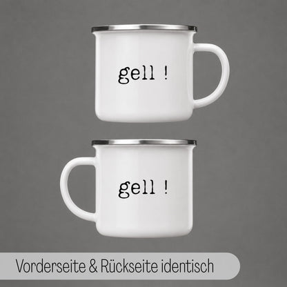 Typisch schwäbische Statement Tasse „gell!“ Das gesamte Schwabentum in ein Wort gefasst - perfektes… – Ansicht 4