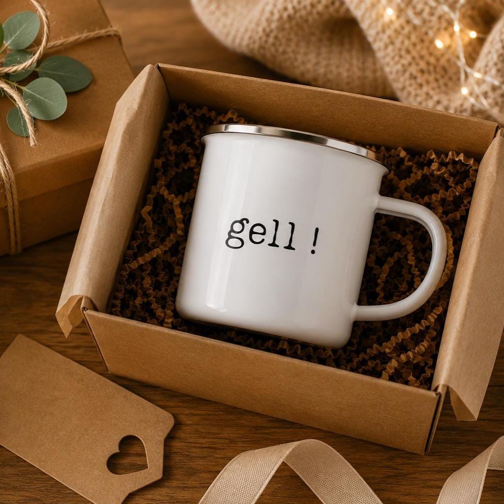 Typisch schwäbische Statement Tasse „gell!“ Das gesamte Schwabentum in ein Wort gefasst - perfektes… – Ansicht 3