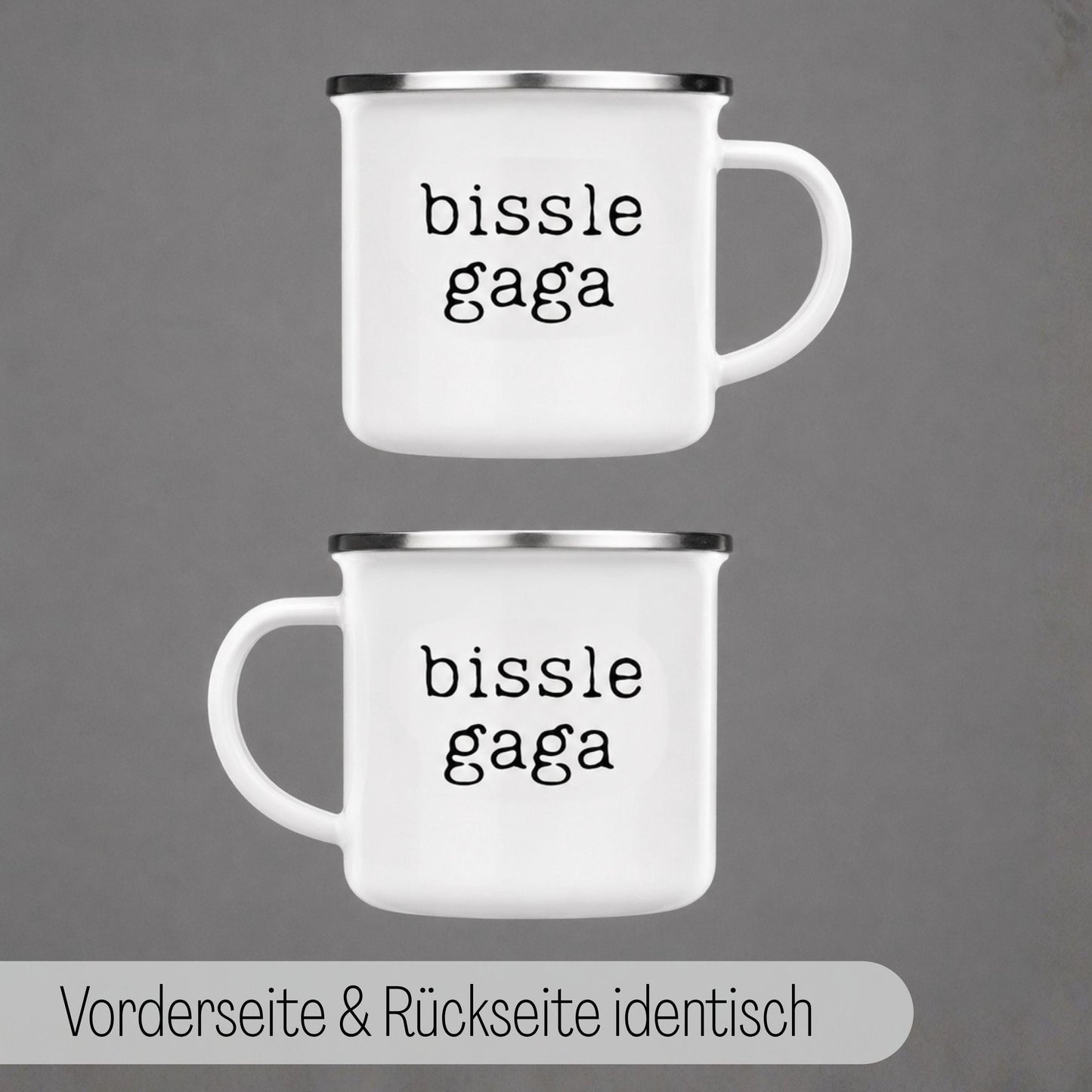 Für leicht verrückte Schwaben: Statement Tasse „bissle gaga!“, witziges Geschenk für beste (schwäbische)… – Ansicht 2