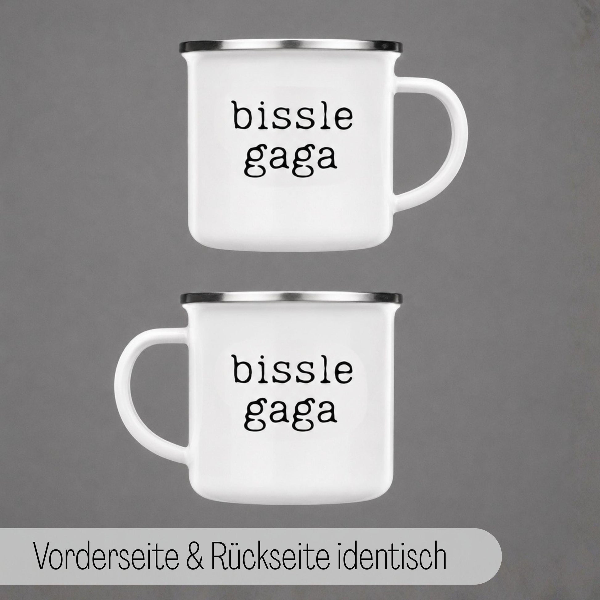 Für leicht verrückte Schwaben: Statement Tasse „bissle gaga!“, witziges Geschenk für beste (schwäbische)… – Ansicht 2
