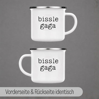 Für leicht verrückte Schwaben: Statement Tasse „bissle gaga!“, witziges Geschenk für beste (schwäbische)… – Ansicht 2