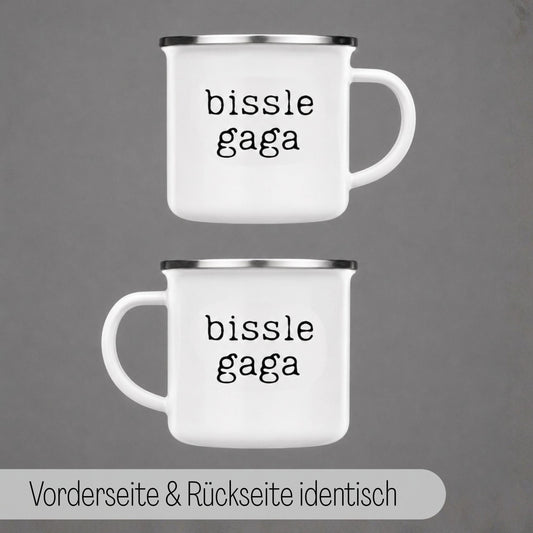 Für leicht verrückte Schwaben: Statement Tasse „bissle gaga!“, witziges Geschenk für beste (schwäbische)… – Ansicht 2