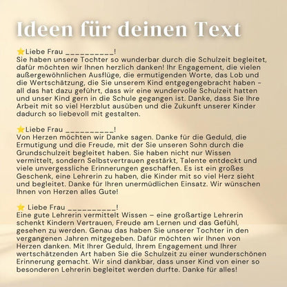 Abschiedsgeschenk für die Lehrerin: Liebevoll gestaltete Geschenkbox als persönliches Dankeschön zum… – Ansicht 8