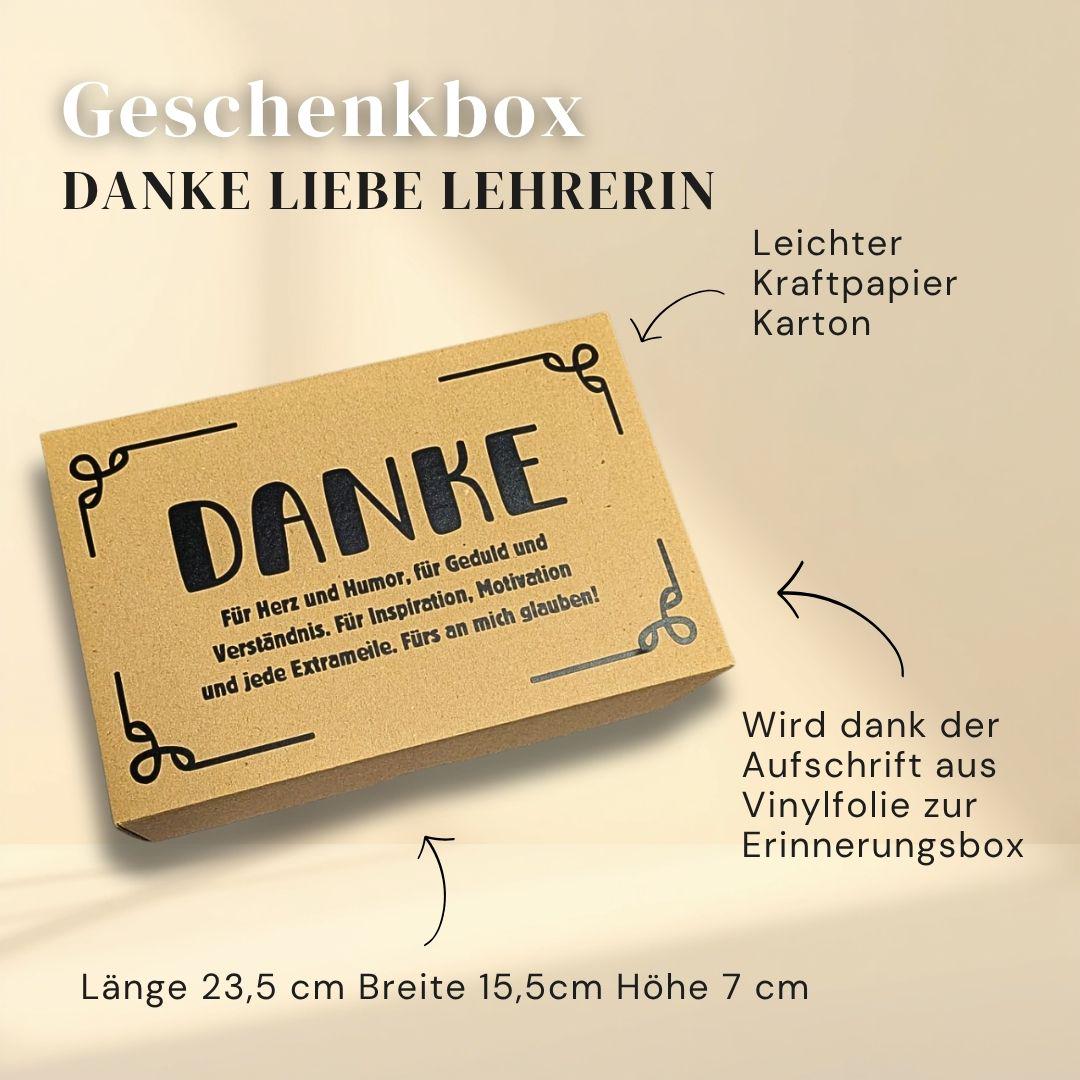 Abschiedsgeschenk für die Lehrerin: Liebevoll gestaltete Geschenkbox als persönliches Dankeschön zum… – Ansicht 3