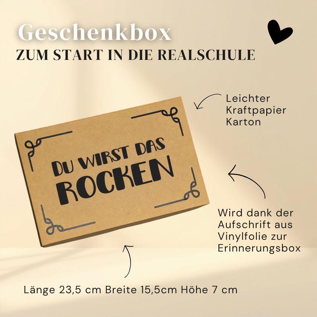 Personalisiertes Geschenk Schulstart Realschule | Versüße den Start in die Realschule mit einer… – Ansicht 8