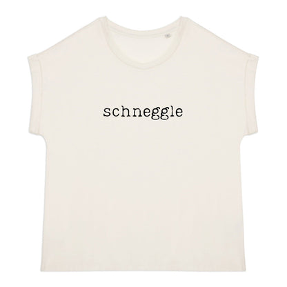 Lockeres Sommer-Shirt mit schwäbischem schneggle Aufdruck – ein originelles Geschenk für - vorderseite_0