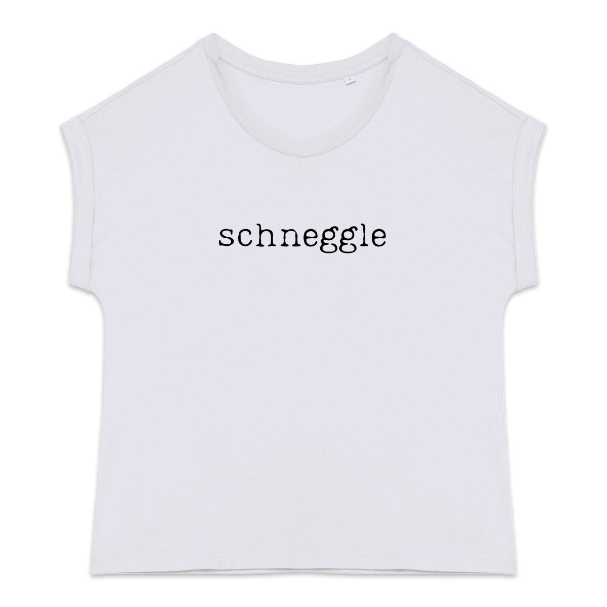 Lockeres Sommer-Shirt mit schwäbischem schneggle Aufdruck – ein originelles Geschenk für - vorderseite_1