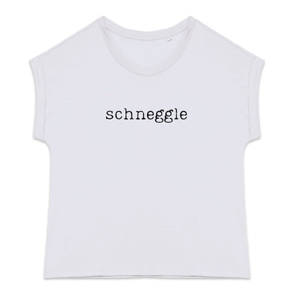 Lockeres Sommer-Shirt mit schwäbischem schneggle Aufdruck – ein originelles Geschenk für - vorderseite_1